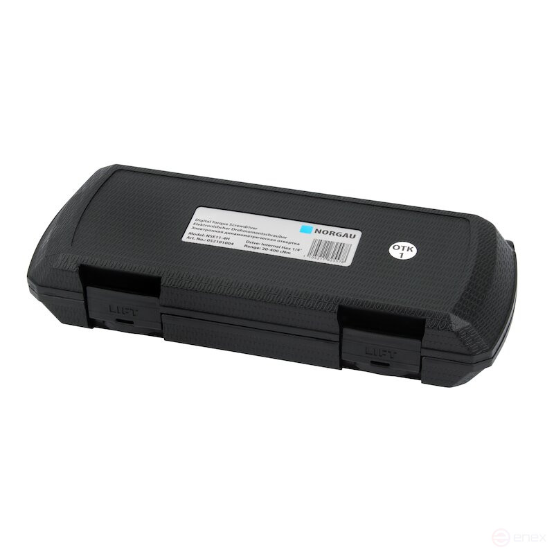 Отвертка динамометрическая NORGAU Industrial, 20-400 сНм электронная, NSЕ11-4H