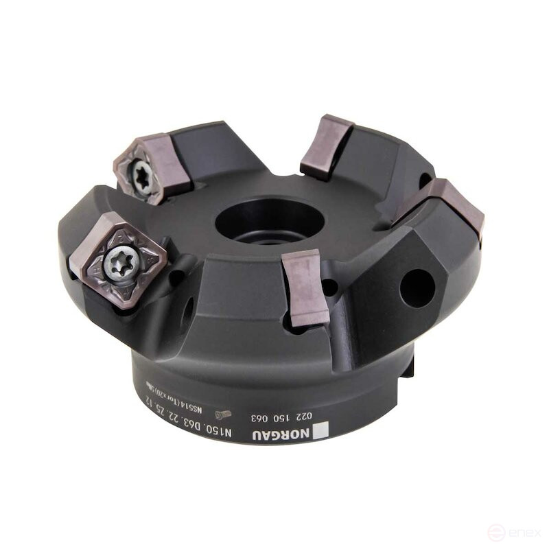 Фреза торцевая со сменными пластинами NORGAU Industrial N150.D63.22.Z5.12