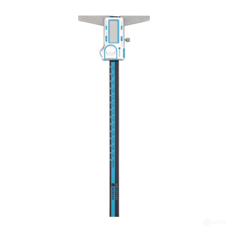 Штангенглубиномер цифровой NORGAU Industrial 0-200 мм, NDD-AD