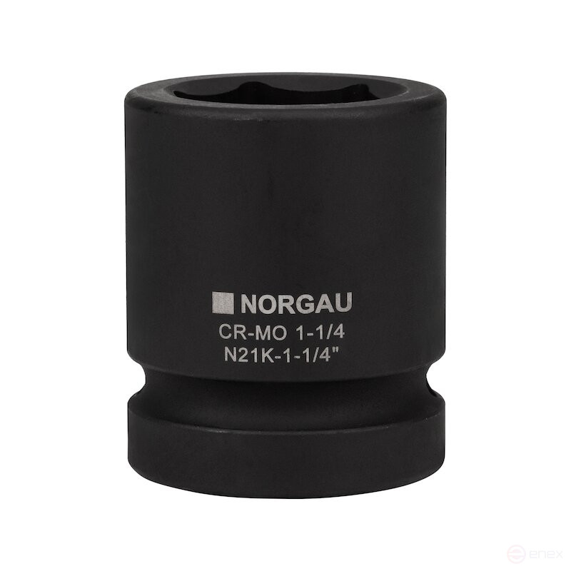 Головка торцевая ударная NORGAU Industrial шестигранная дюймовая 1", 1.1/4", N21K-1.1/4