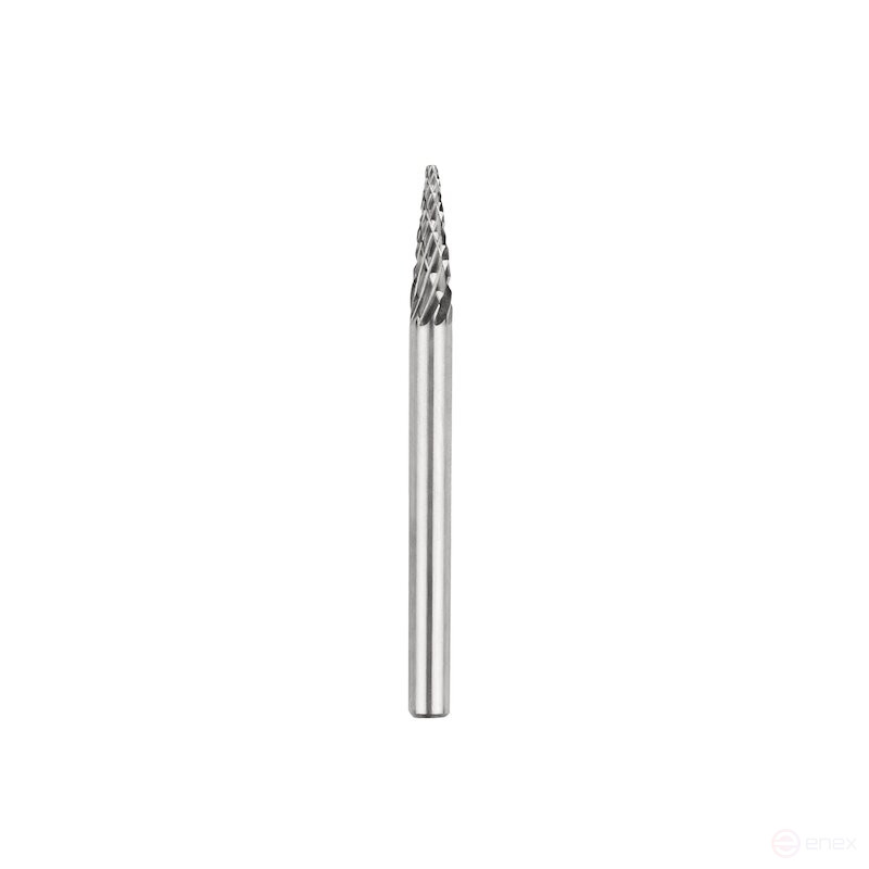 Борфреза твердосплавная NORGAU Industrial коническая 3 мм, 14°, форма M, DCM