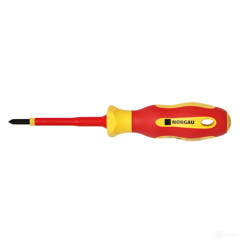 Dielectric screwdriver NORGAU Industrial PH1x80 mm, N171