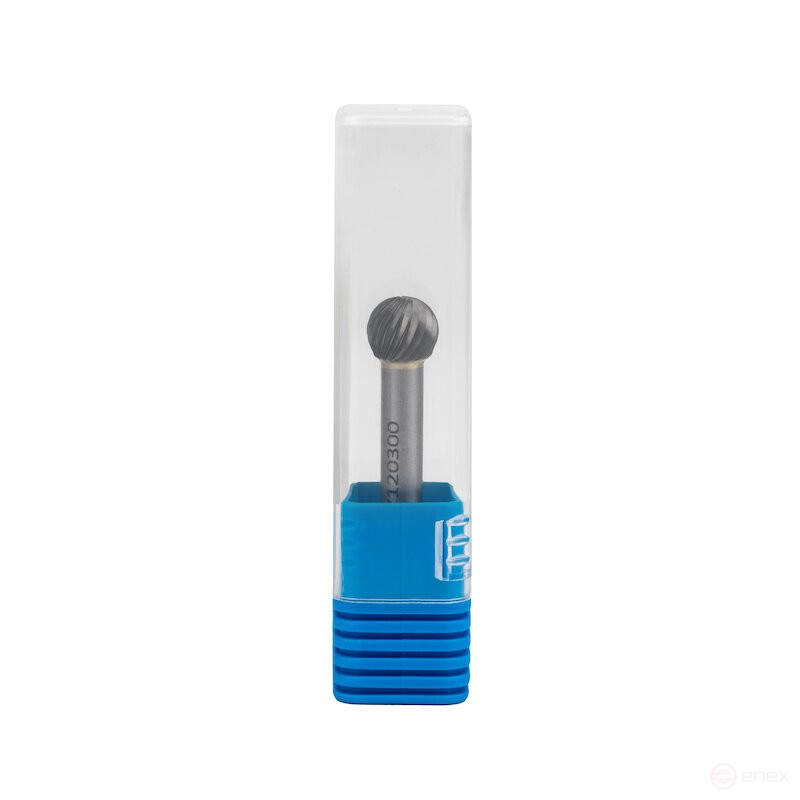 Carbide borehole NORGAU Industrial spherical 10 mm, shape D, SCM