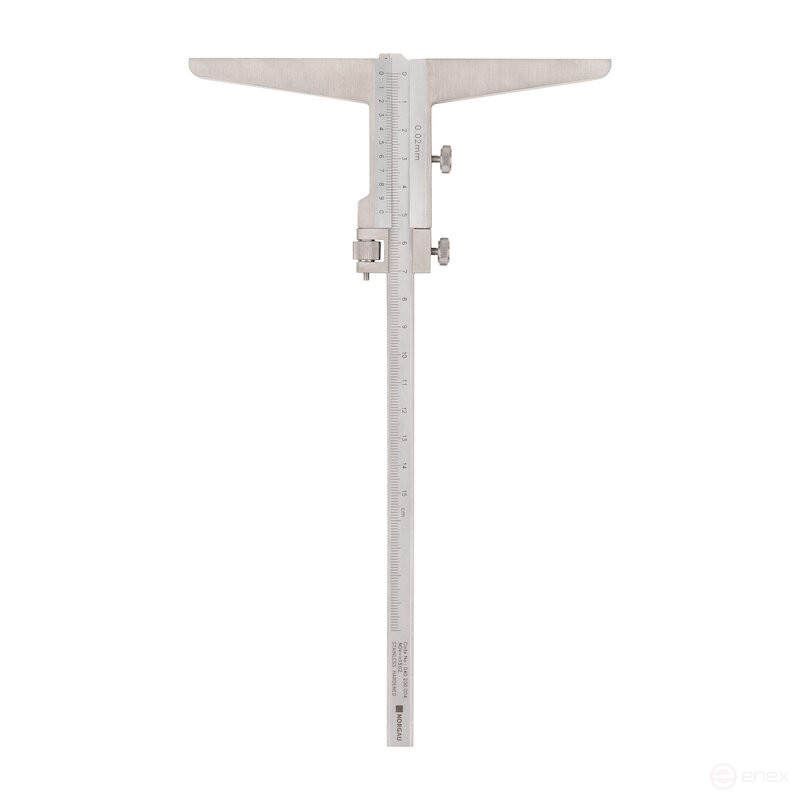 Штангенглубиномер NORGAU Industrial нониусный 0-150 мм, NDV-H