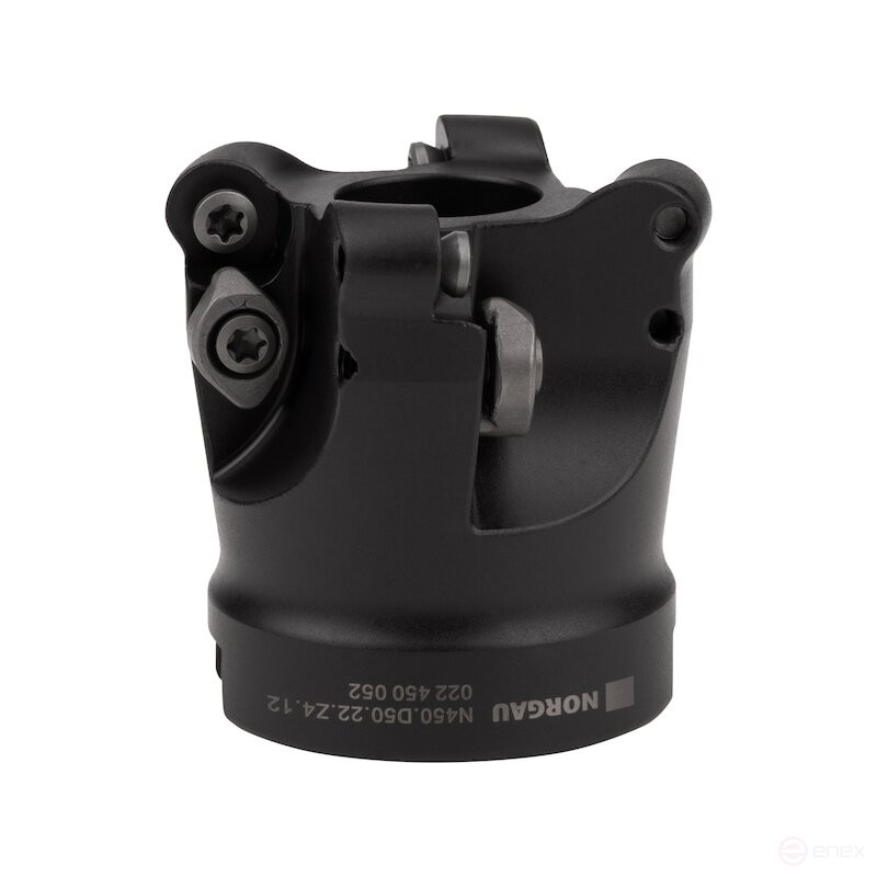 End mill with replaceable plates NORGAU Industrial for metal N450.D50.22.Z4.12