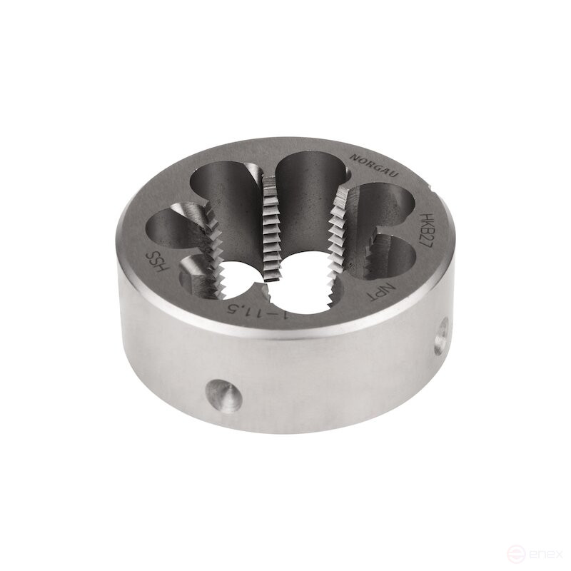 Плашка круглая NORGAU Industrial по металлу HSS NPT 1"x11,5 Form B