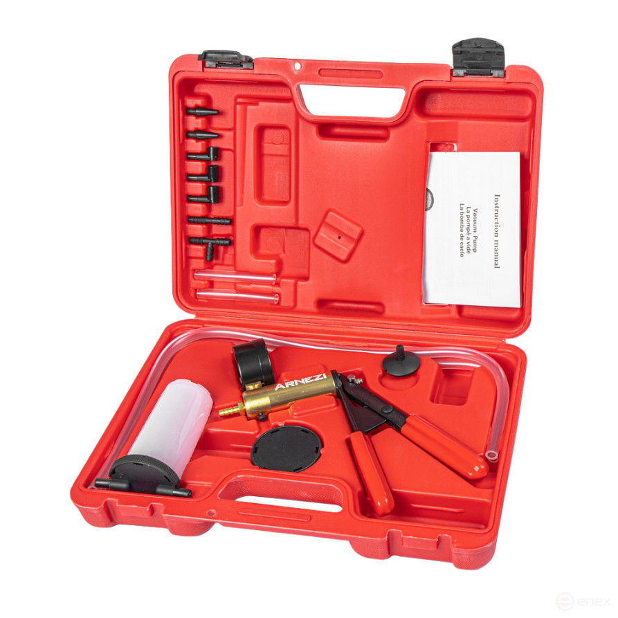 A set for checking the tightness of the brake system (vacuum gauge) Arnezi R7703051