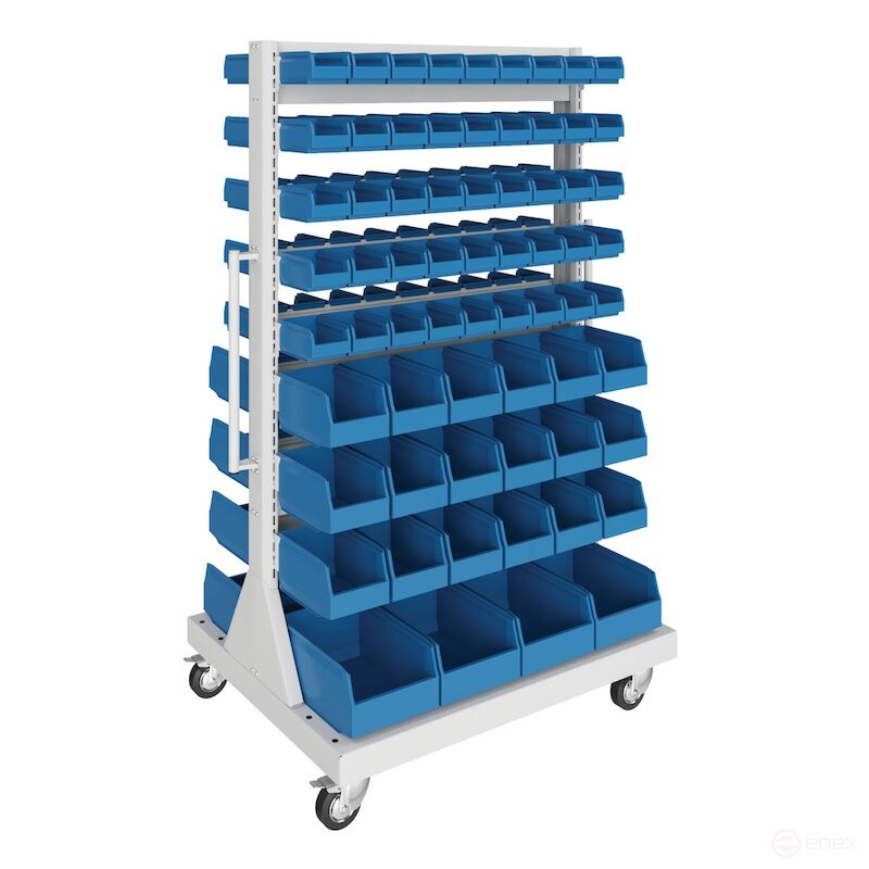 Mobile rack NORGAU Industrial 134 containers, NMS-134