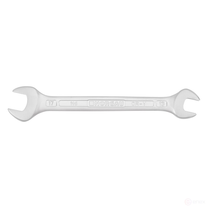 Ключ гаечный рожковый NORGAU Industrial двусторонний, 13х17 мм, N6-13х17