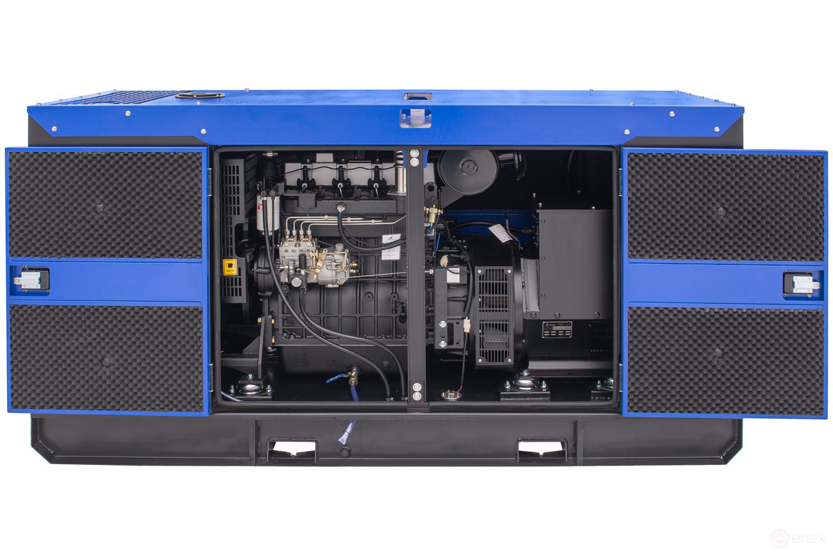 Diesel generator TSS AD-40S-T400 in a noise-proof casing with AVR