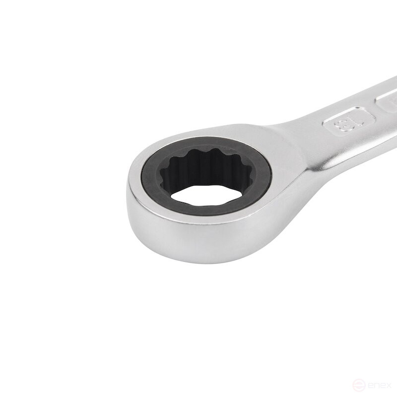 Ключ гаечный комбинированный NORGAU Industrial с трещоткой 13 мм, N7R-13