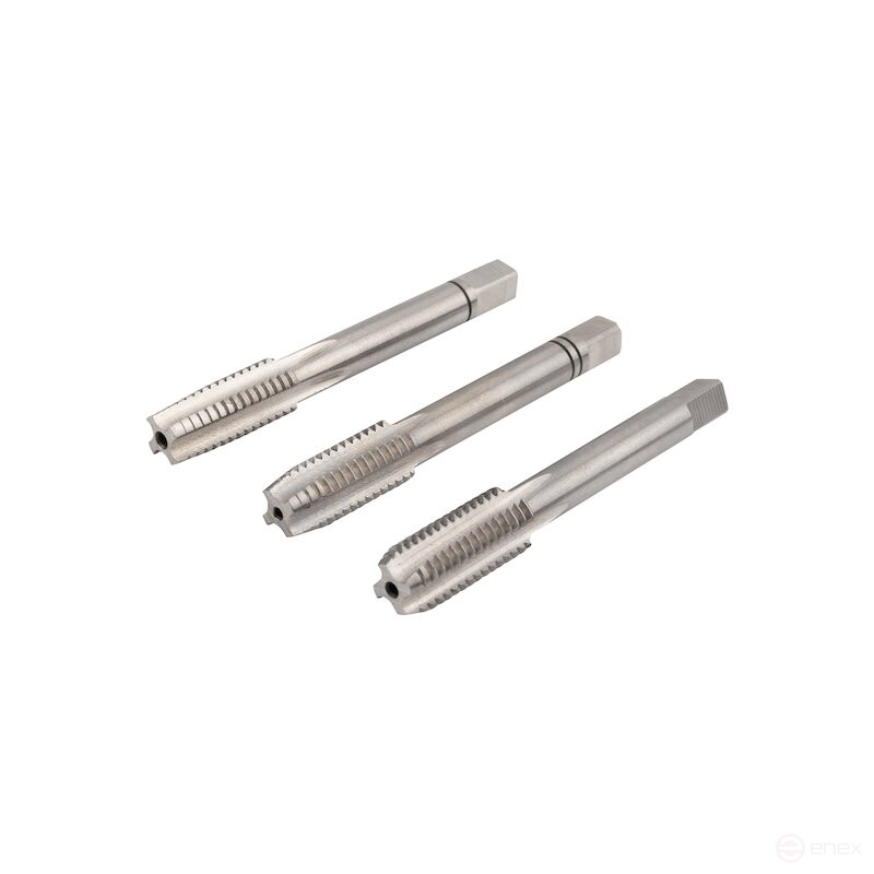 Комплект ручных метчиков NORGAU Industrial M10, HSS, 3 предмета