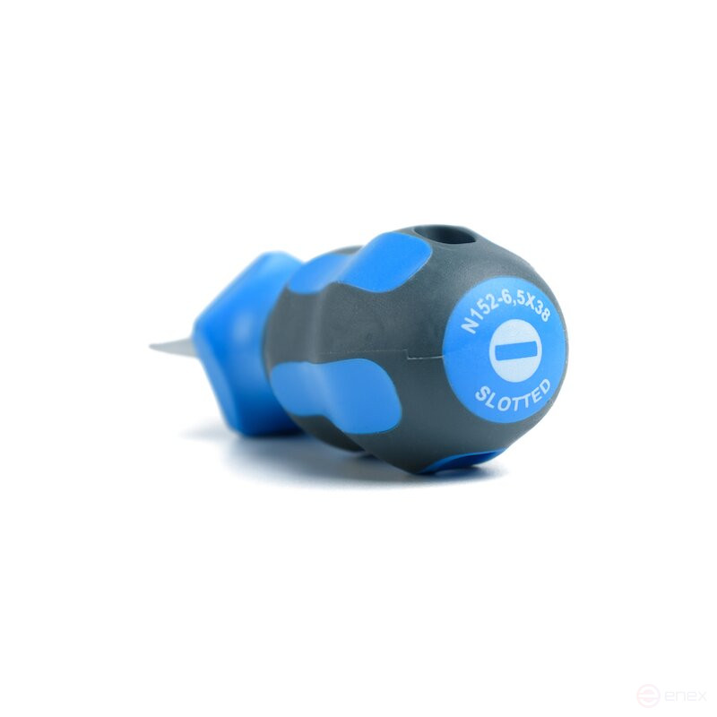 Slotted screwdriver NORGAU Industrial short 6.5 x 38 mm, N152