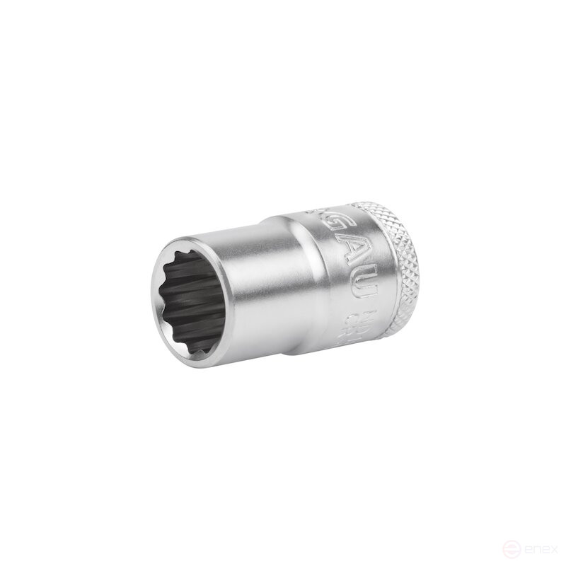 12-face end head NORGAU Industrial 1/2" 14 mm, ND19-14