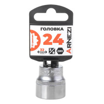 Головка 3/8" 12-и гр. 24мм, L=32 мм на холдере Arnezi R0200224