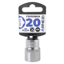 Головка 1/2" Super Lock 20 мм L=38 мм, на холдере Arnezi R0300820