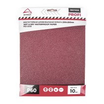 Бумага наждачная водостойкая 230x280 мм P60 Profi (10шт) ARNEZI R8011006
