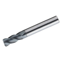 Фреза концевая радиусная NORGAU Industrial по металлу 20 мм, R1, Z4, VHM/AlCrSin