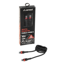 Type C - Type C Data Cable (1.2m, 3A, 60W) Fast charging, braided ARNEZI A0605043