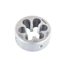 Round die NORGAU Industrial for metal HSS NPT 2"x11.5, Form B