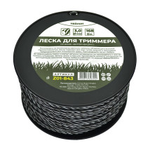 Леска витой квадрат 3мм х 168м, бухта, Чеглок (8)