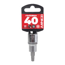 Головка 1/2" со вставкой TORX Security T40 L=60, на холдере Arnezi R0345240
