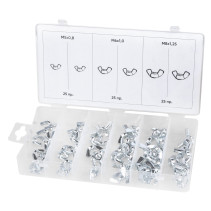 Набор гаек "барашек" 75пр. ARNEZI R8020126