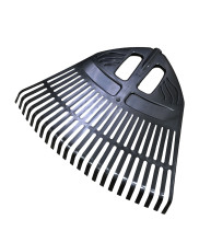 Грабли веерные пластмассовые 23 зуба "Гардения" черные 500мм б/ч (010821)