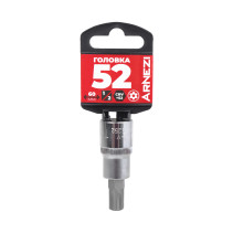 Головка 1/2" со вставкой TORX Security T52 L=60, на холдере Arnezi R0345252