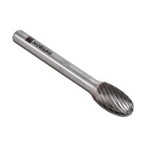 Borehole carbide NORGAU Industrial oval 10 mm, shape E, ALU