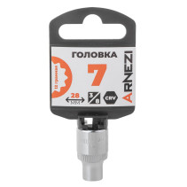 Головка 3/8" 12-и гр. 7мм, L=28 мм на холдере Arnezi R0200207