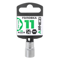 1/4" Gear Lock head 11 mm L=25 mm, on the Arnezi R0030011 holder