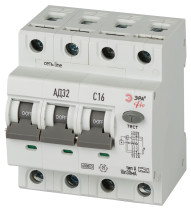 Automatic differential current switch 6kA ERA PRO D326E4C16A30 AD-32 electronic 3P+N C16 30mA type A