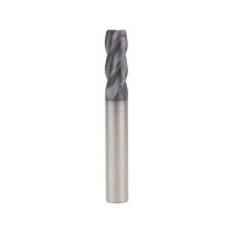 Фреза концевая радиусная NORGAU Industrial по металлу 10 мм, R0.5, Z4, VHM/TIALN