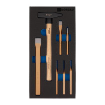 Percussion instrument set in the NORGAU Industrial NIWS-7, 7 pieces