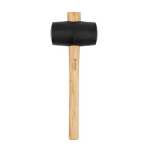 Киянка резиновая NORGAU Industrial с деревянной рукоятью 680 г, 70 мм, N226-70