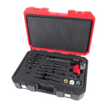 Pneumatic hammer with a set of chisels and nozzles 21pr. Arnezi R7506162