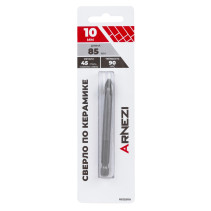 Сверло по керамической плитке, 10x85 мм, шестигранный хвостовик ARNEZI R5225110