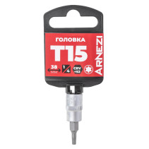 Головка 1/4" со вставкой TORX Security T15 L=38, на холдере Arnezi R0004615