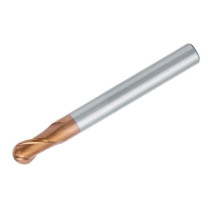 Spherical end mill NORGAU Industrial for metal 3x3 mm, Z2, VHM/TiAlCrSiN