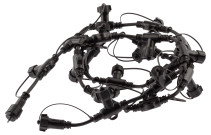 ERA ERAPS-R Splitter for IP65 Garlands 20 Sockets 2 meters Rubber Black