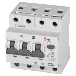 4.5kA Differential current circuit Breaker ERA PRO D32E4C63A100 AD-32 Electronic 3P+N C63 100mA Type A