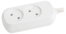 ERA KX-2 block 2 sockets without grounding white