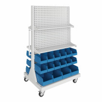Mobile rack NORGAU Industrial 32 containers, NMS-32