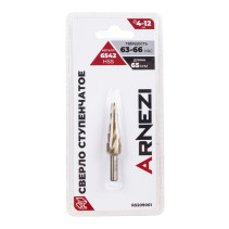 Step drill bit 4-12mm, HSS, triangular shank Arnezi R5209001