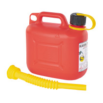 Канистра 5л для топлива пластиковая, крышка с защитой от детей / красная ARNEZI A1006001