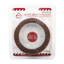 Double-sided adhesive tape 0.8 mm x20 mm x 5 m acrylic grey in blister ARNEZI R8030234