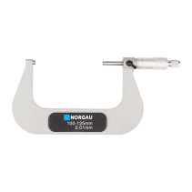 Микрометр NORGAU Industrial 100-125 мм, 0.01 мм, NM-125