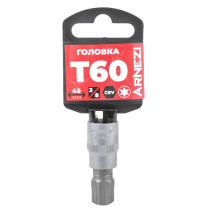 3/8" head with TORX T60 insert, L=48 mm on Arnezi holder R0204460