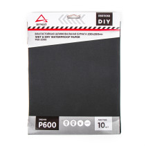 Waterproof Sandpaper 230x280mm P600 DIY (10 pcs) ARNEZI R8011068